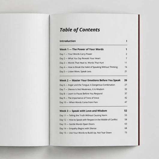 Stay Silent: A 30 Day Challenge to Transform the Way You Speak