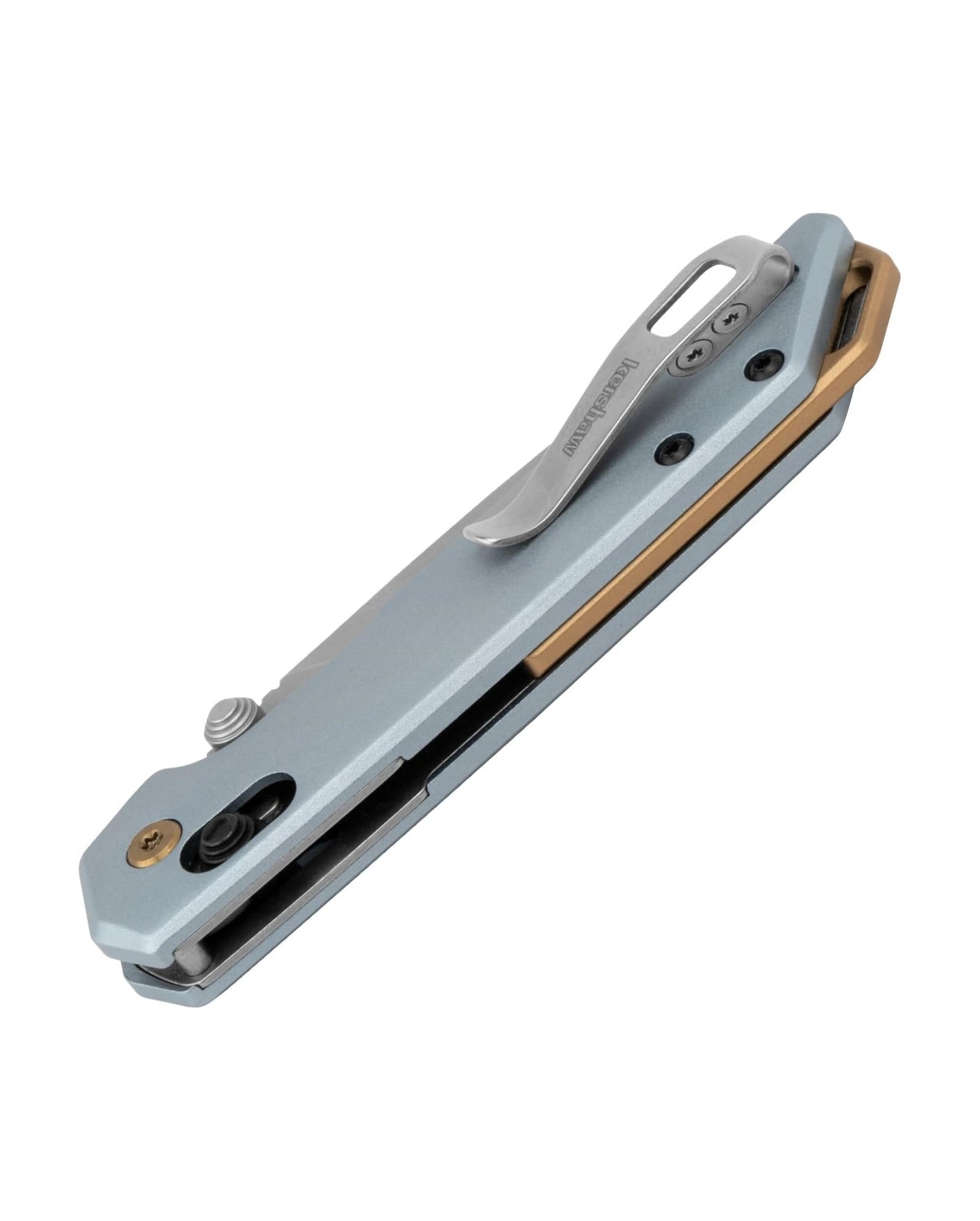 K-Iridium 2038 D2 Reverse Tanto Folding Tool – DuraLock, Aluminum, USA Design