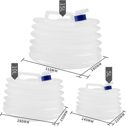 Collapsible Water Container With Spigot