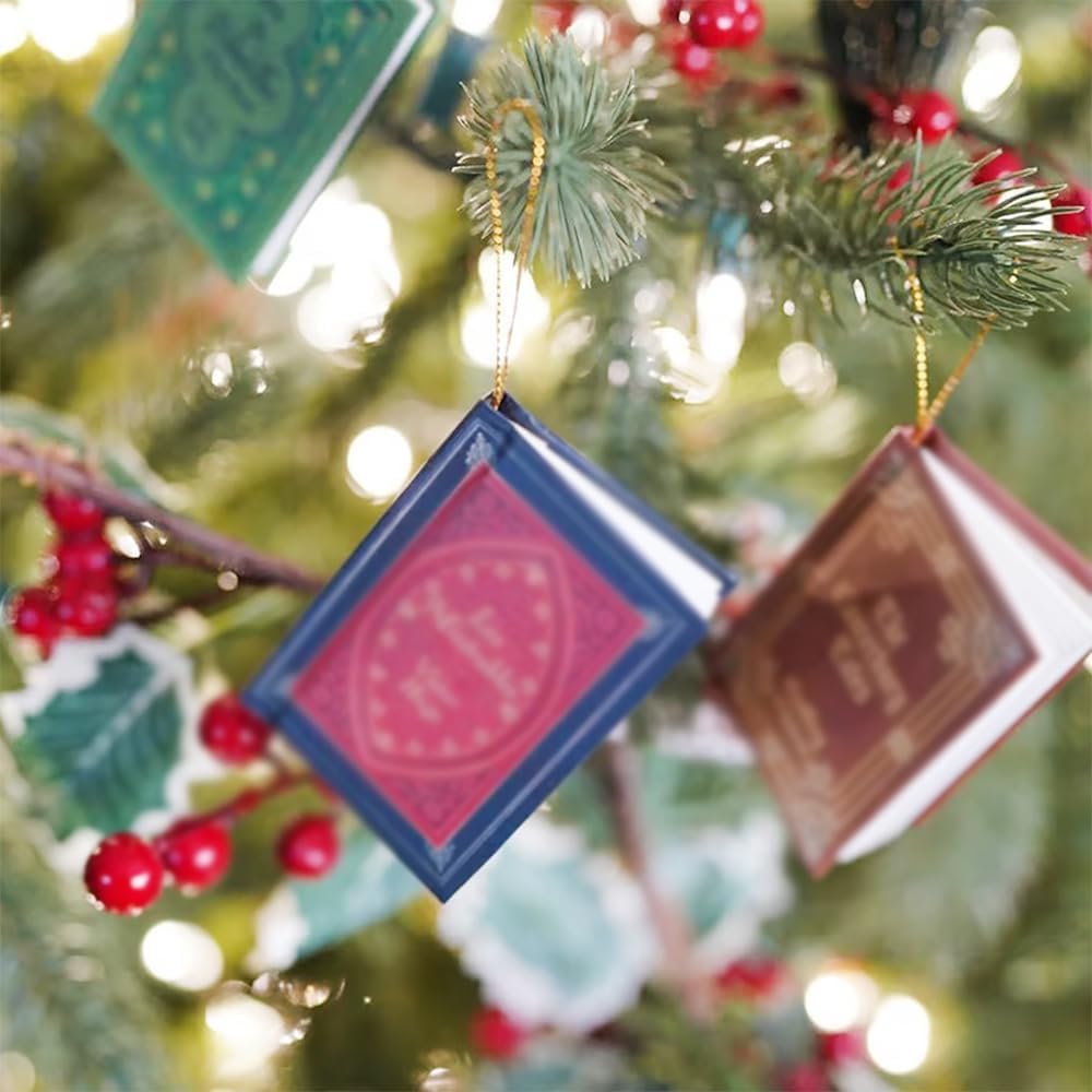 2026 Mini Book Advent Calendar – 24 Christmas Ornaments for Book Lovers