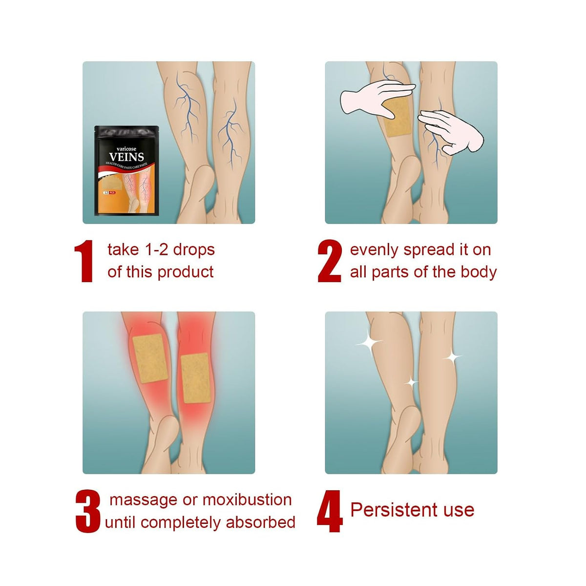 Buy 1 Get 1 Free 🔥 Varicose Vein Relief Patches