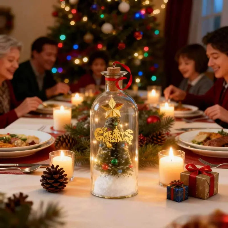 Voice Recordable Christmas Tree Bottle