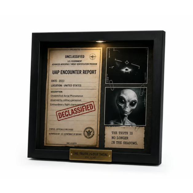 👽 Declassified UAP Encounter File Frame