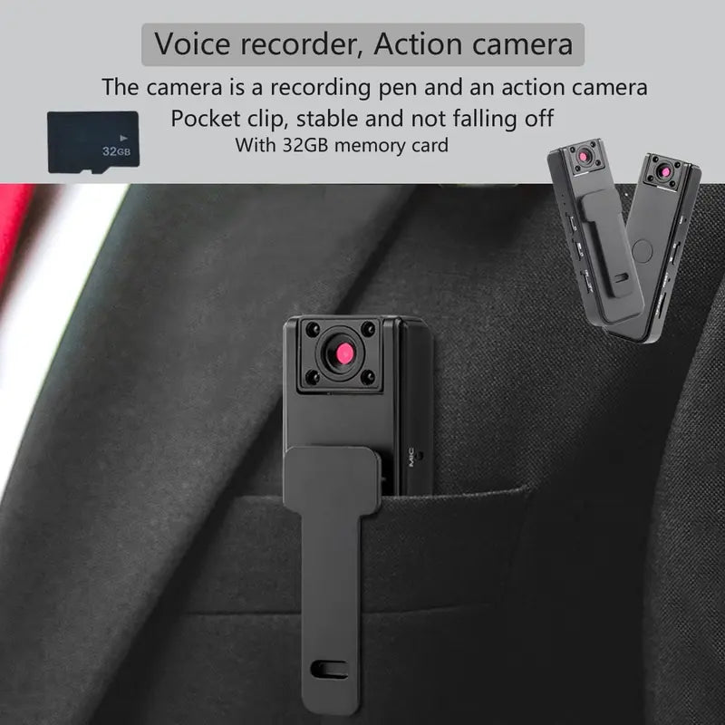 Wireless Vlog Body Camcorder for Recording