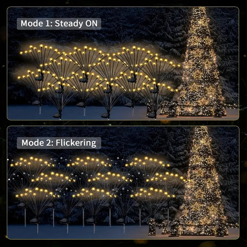 Waterproof Solar Firefly Stake Lights
