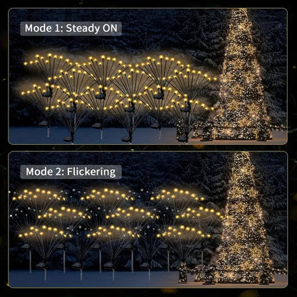 Waterproof Solar Firefly Stake Lights