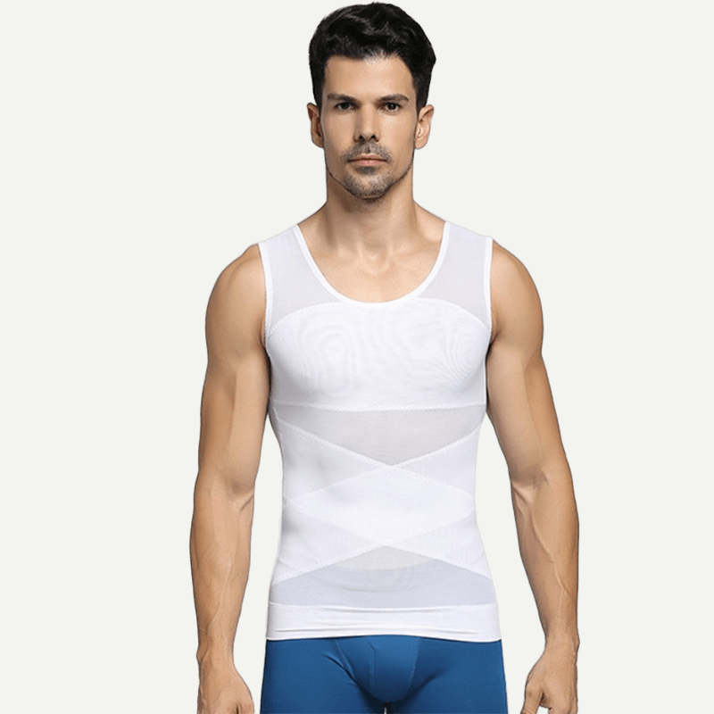 Men's Mesh Breathable Compression Shapewear Vest
