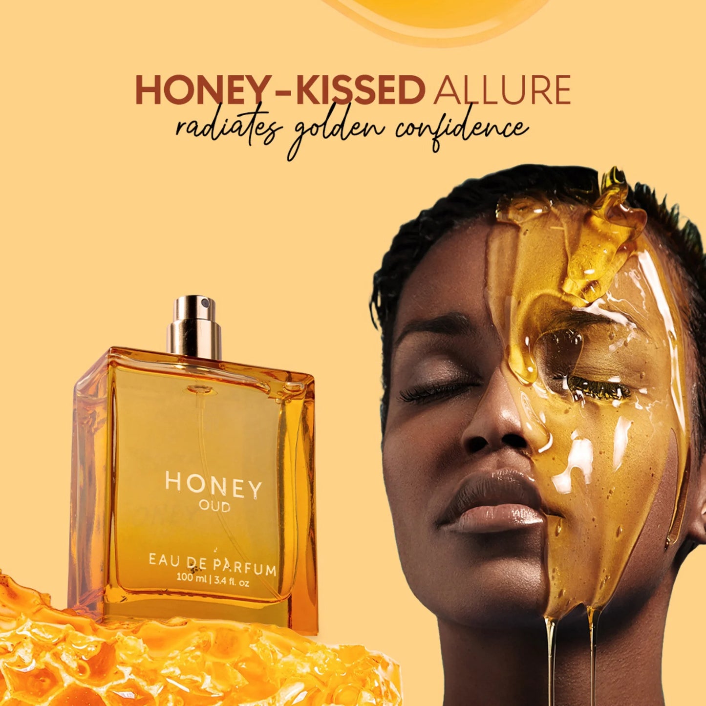 Honey Oud Eau de Parfum – Warm Floral Spice, Clean Vegan Formula, 100ml