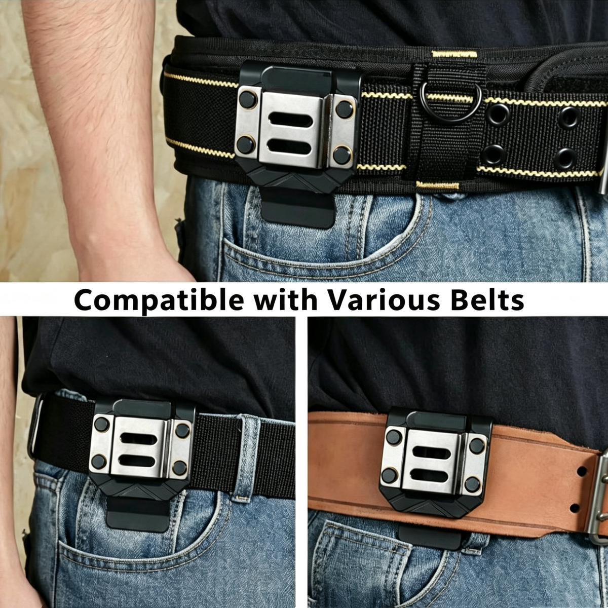 Heavy-Duty Tool Belt Organizer for Drills, Hammers & Tape