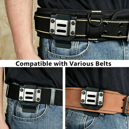 Heavy-Duty Tool Belt Organizer for Drills, Hammers & Tape