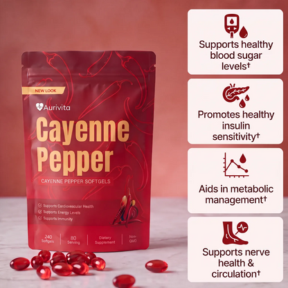 Cayenne Pepper Capsules – 12-in-1 Botanical Blend for Daily