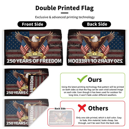 250th Anniversary American Flag 3x5 Ft