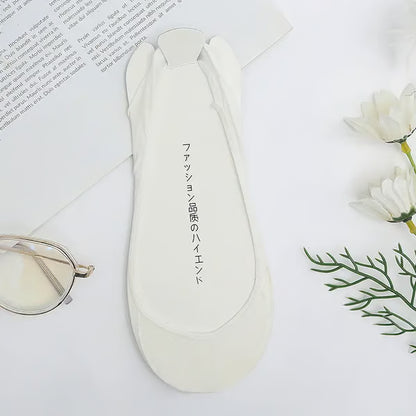 5Pcs Women's Ice Silk No Show Ultra-Thin Liners — Invisible Comfort for Every Shoe