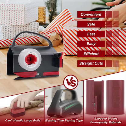 Wrapping Paper Cutter and Tape Dispenser