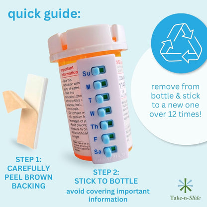 💊Reusable Medication Tracker (5-Pack)