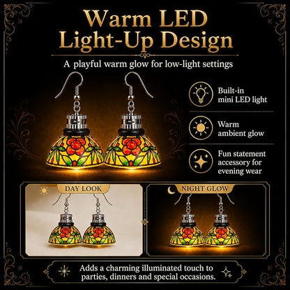 Chandelier Light Earrings — Vintage Glow Statement Jewelry