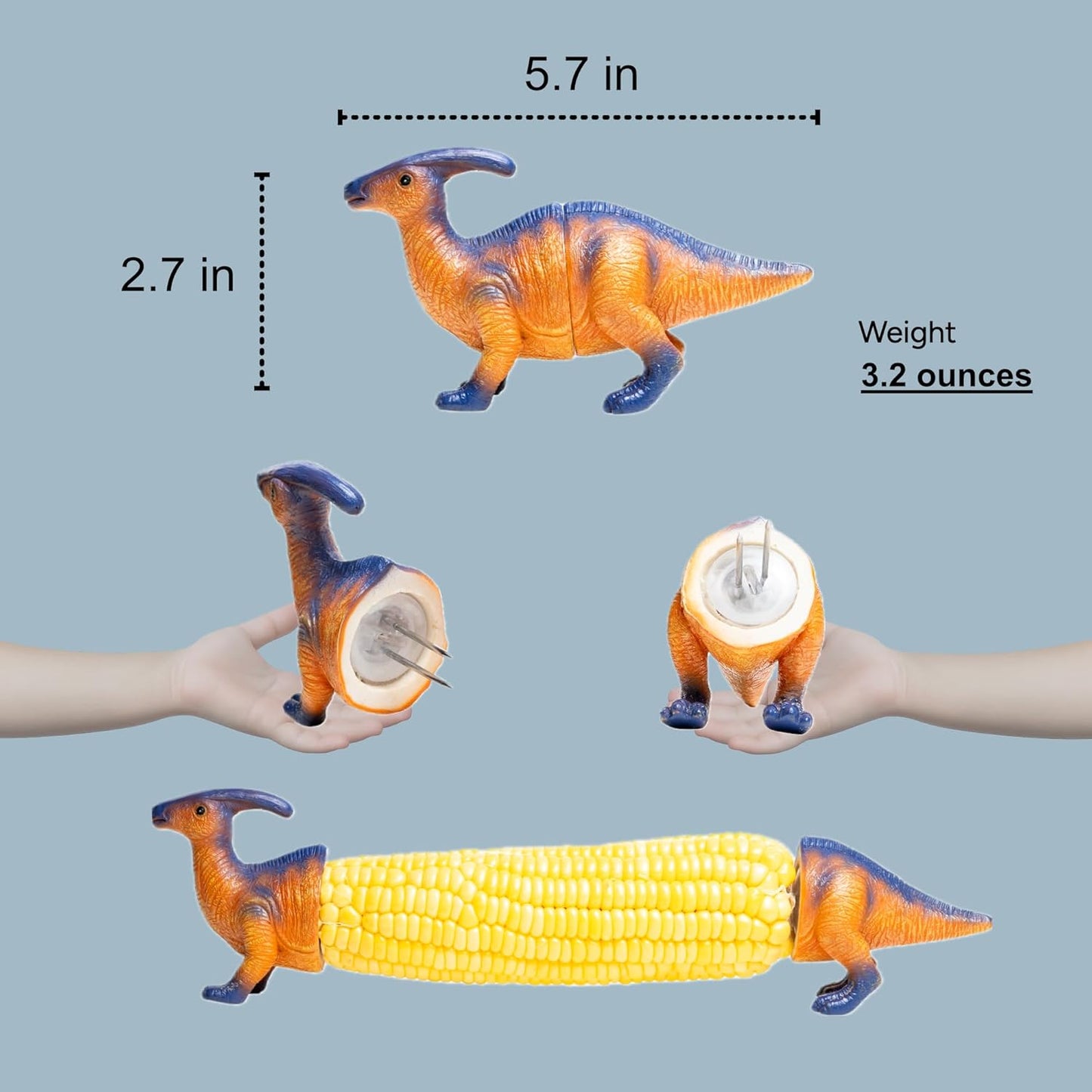 Dinosaur Corn Holders for Corn On The Cob