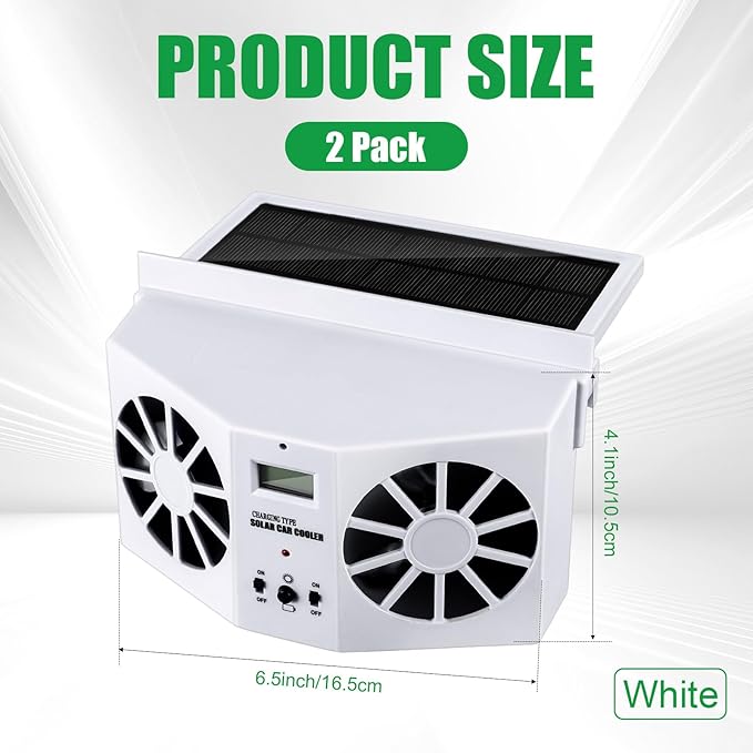 Solar Power Car Exhaust Fan