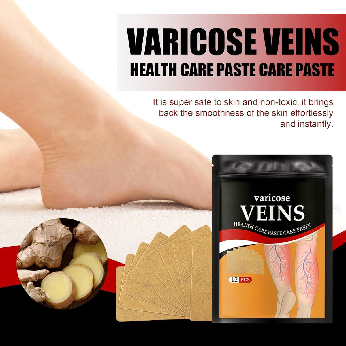 Buy 1 Get 1 Free 🔥 Varicose Vein Relief Patches
