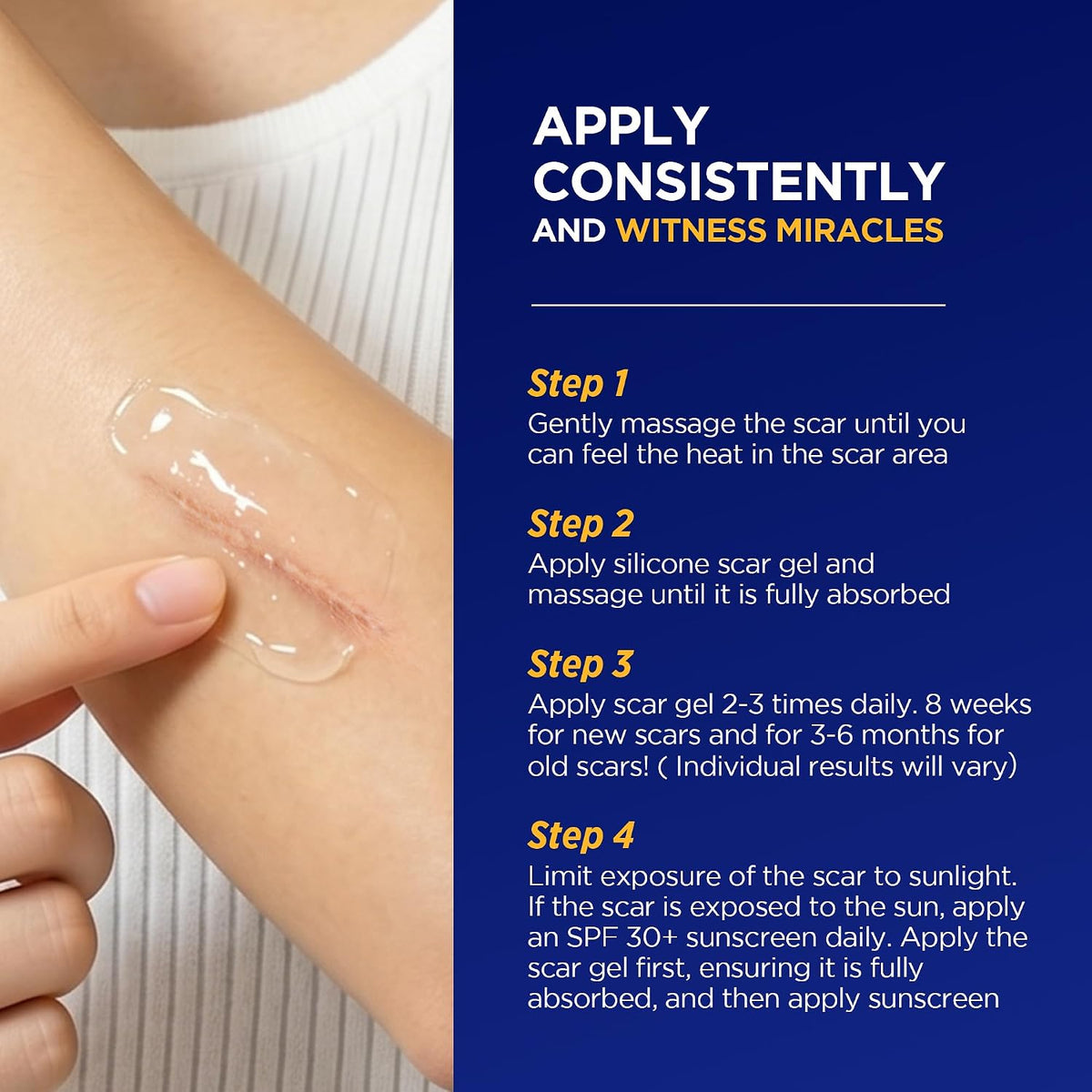 100% Silicone Scar Removal Gel