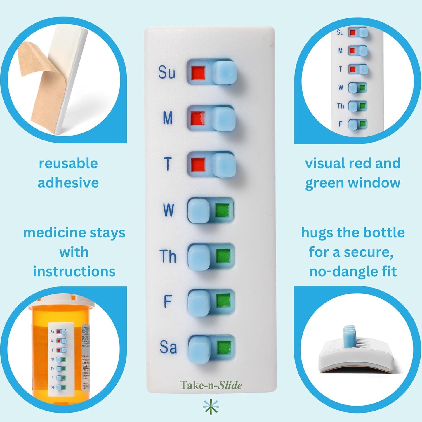 💊Reusable Medication Tracker (5-Pack)