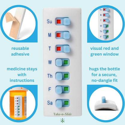 💊Reusable Medication Tracker (5-Pack)