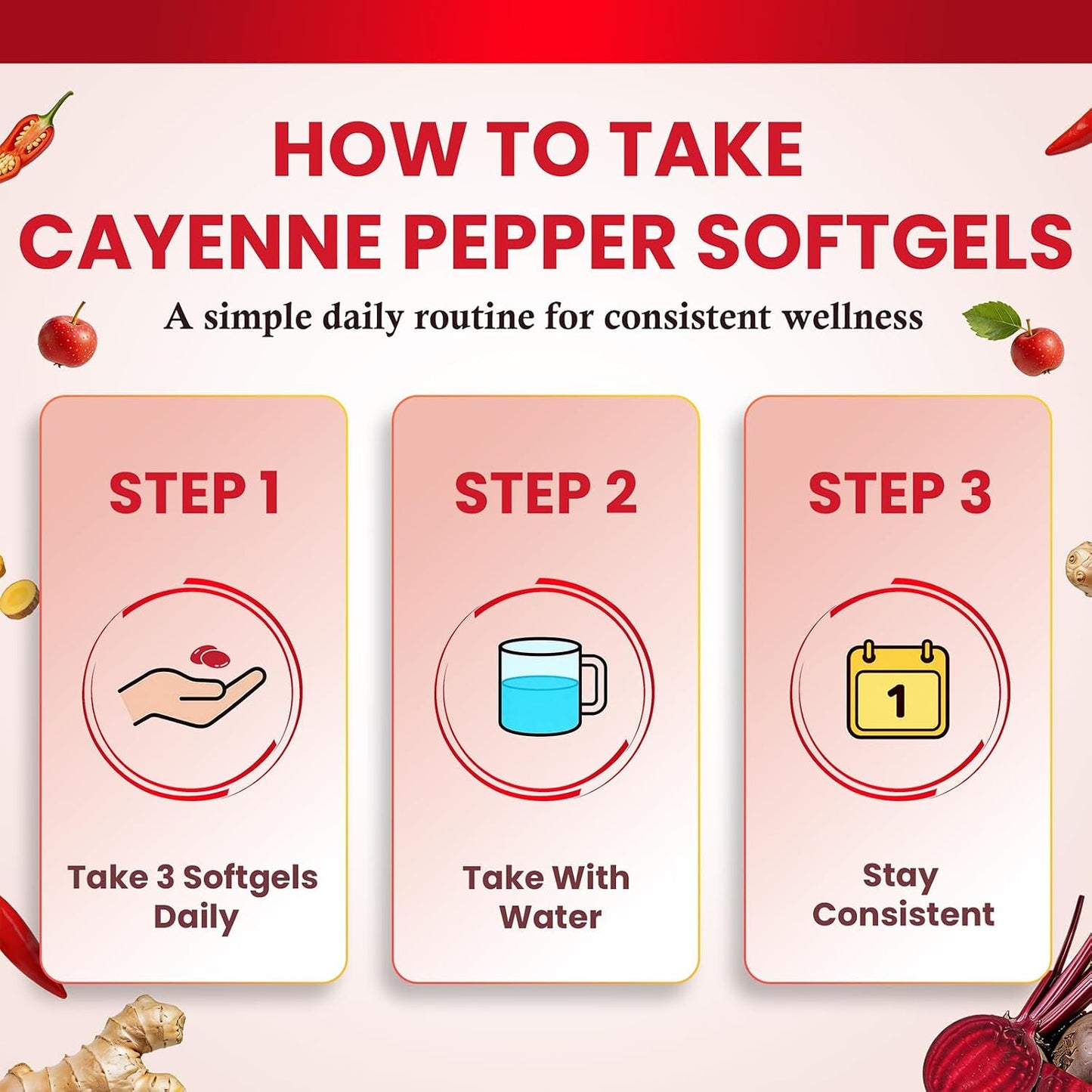 Cayenne Pepper Capsules – 12-in-1 Botanical Blend for Daily