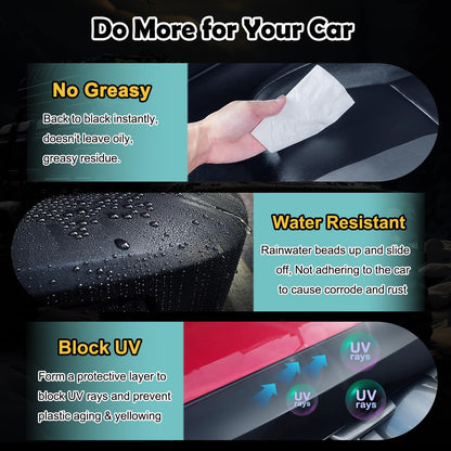 Car Plastic Restorer – Deep Shine, UV Protection & Trim Revival
