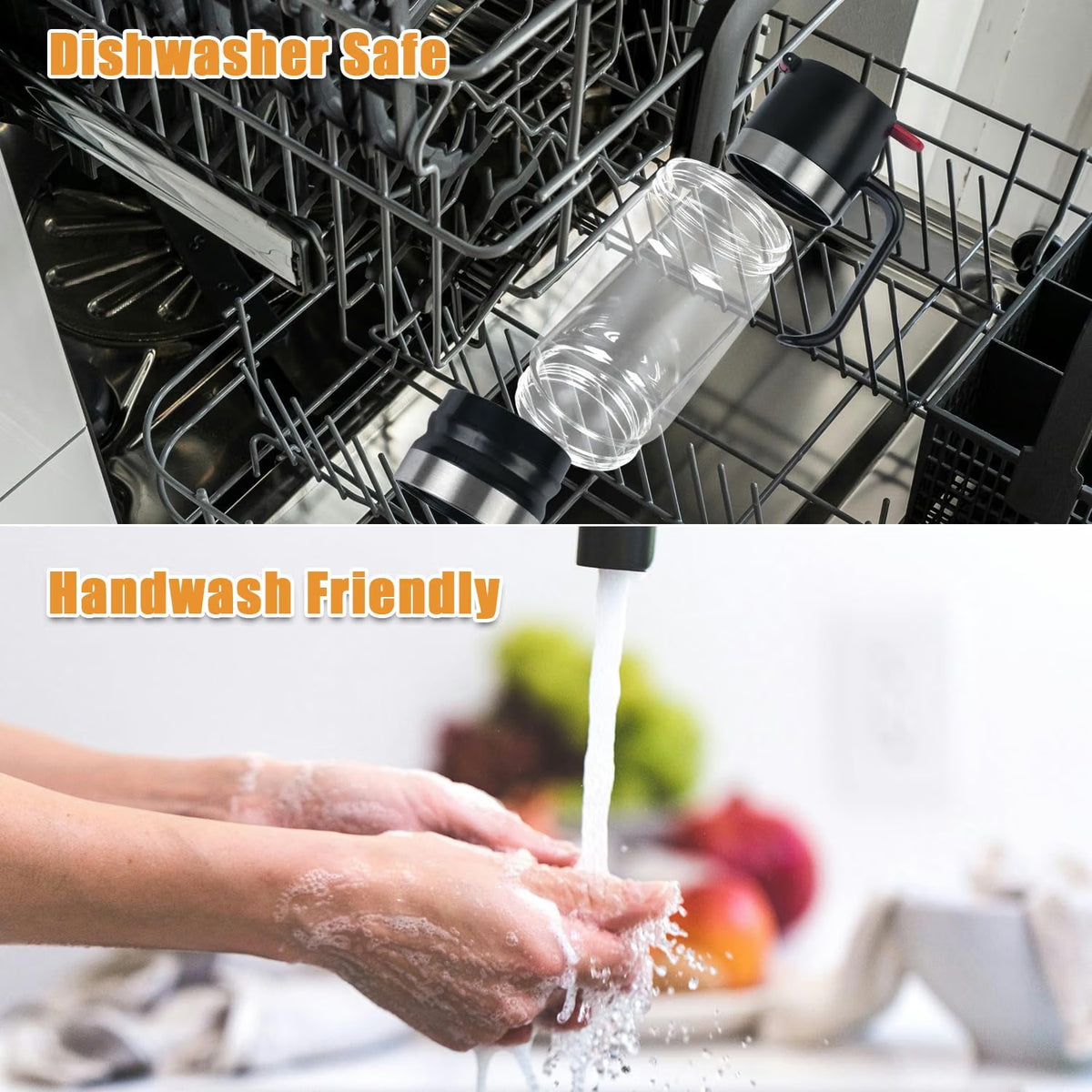 No-Drip Glass Honey Dispenser with Base