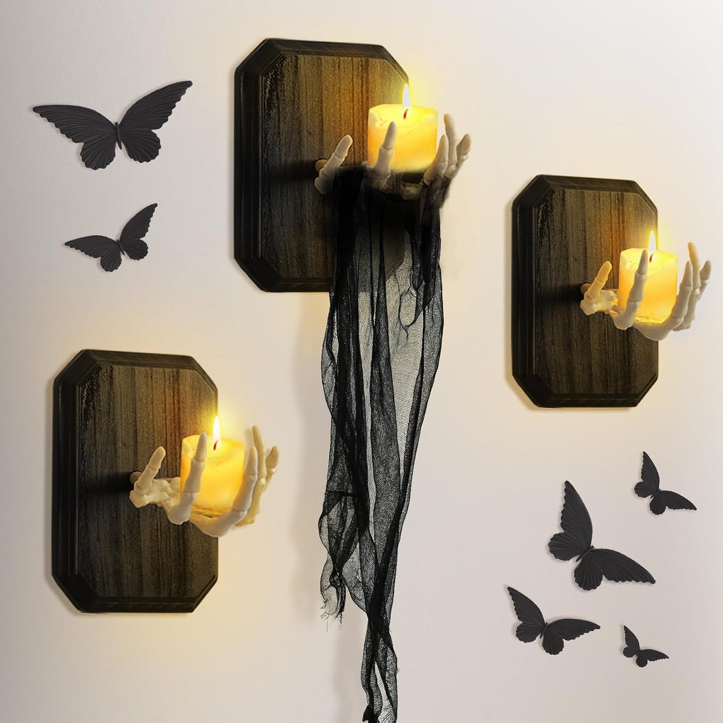 Pack of 3 Wall Mounted Creepy Reaching Hands