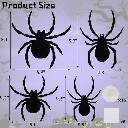 3D Spiders Light Design LED Decorations