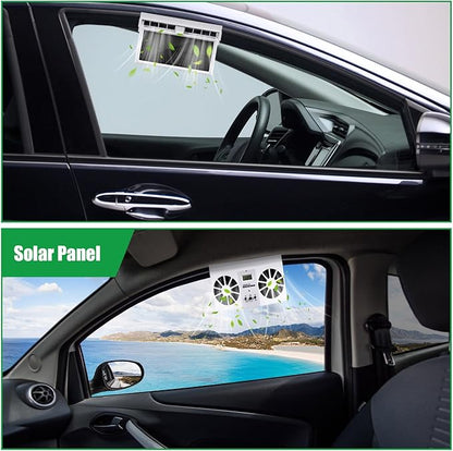 Solar Power Car Exhaust Fan