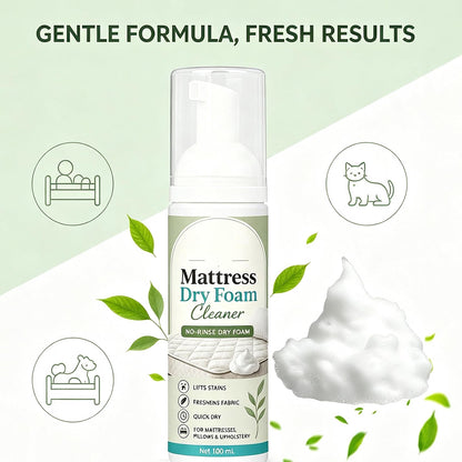 No‑rinse Mattress Dry Foam Cleaner