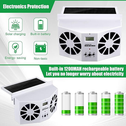 Solar Power Car Exhaust Fan