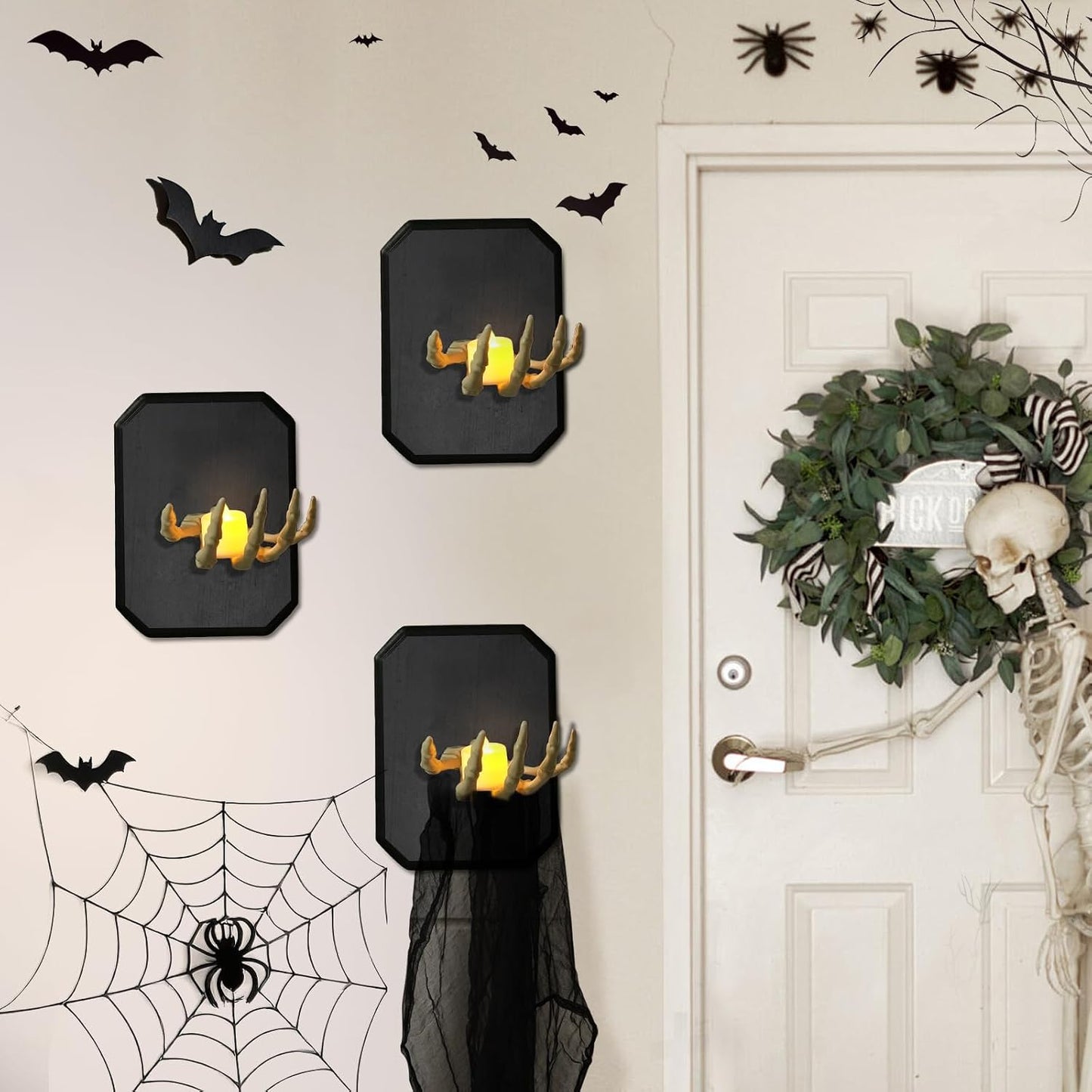 Pack of 3 Wall Mounted Creepy Reaching Hands