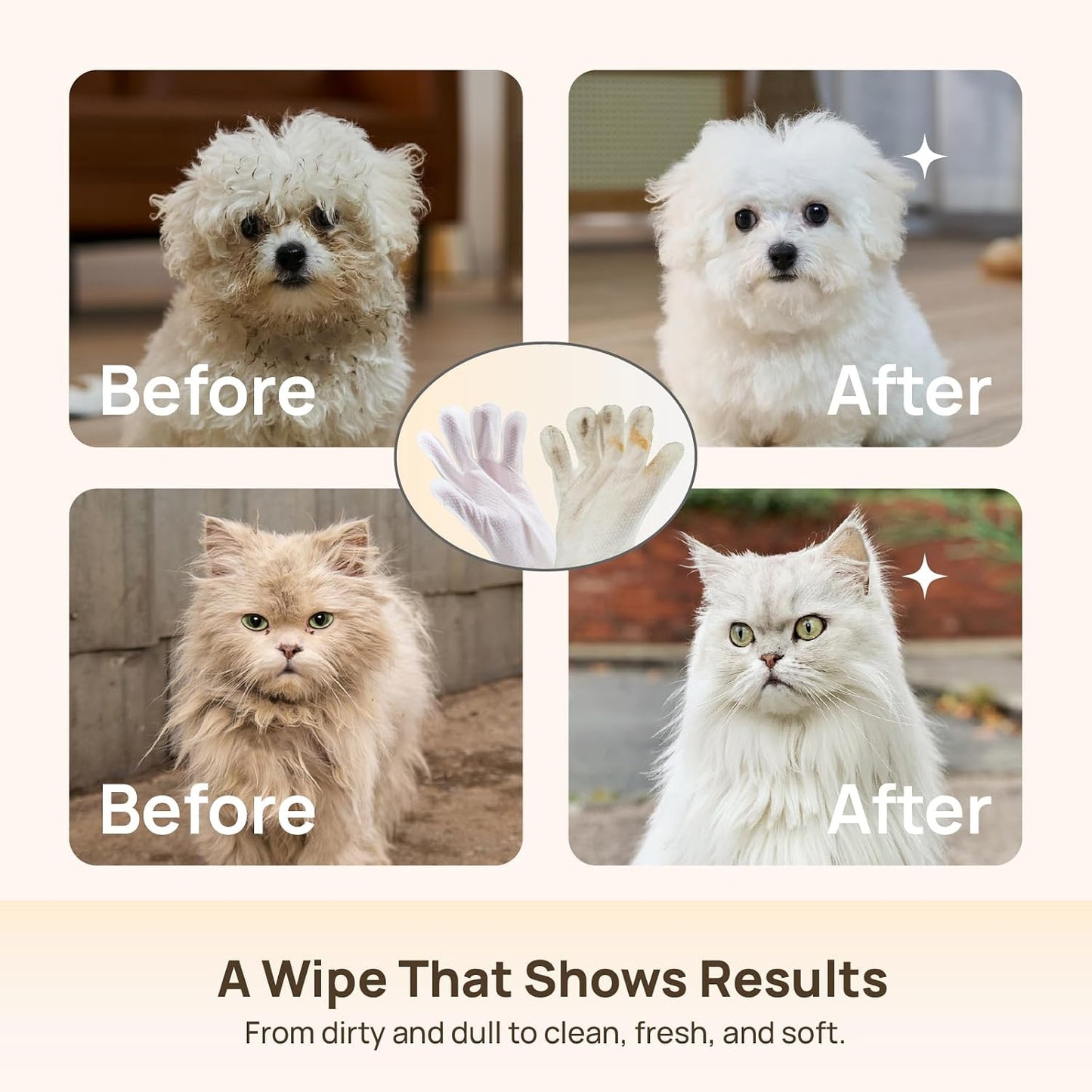 Disposable Dog Grooming Wipes (20pcs)