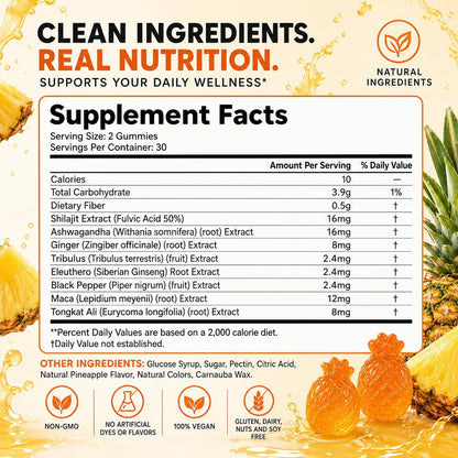 Intimacy Gummies – Pineapple Botanical Blend for Daily Wellness