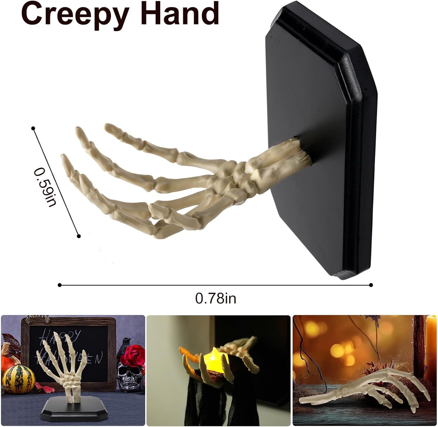 Pack of 3 Wall Mounted Creepy Reaching Hands