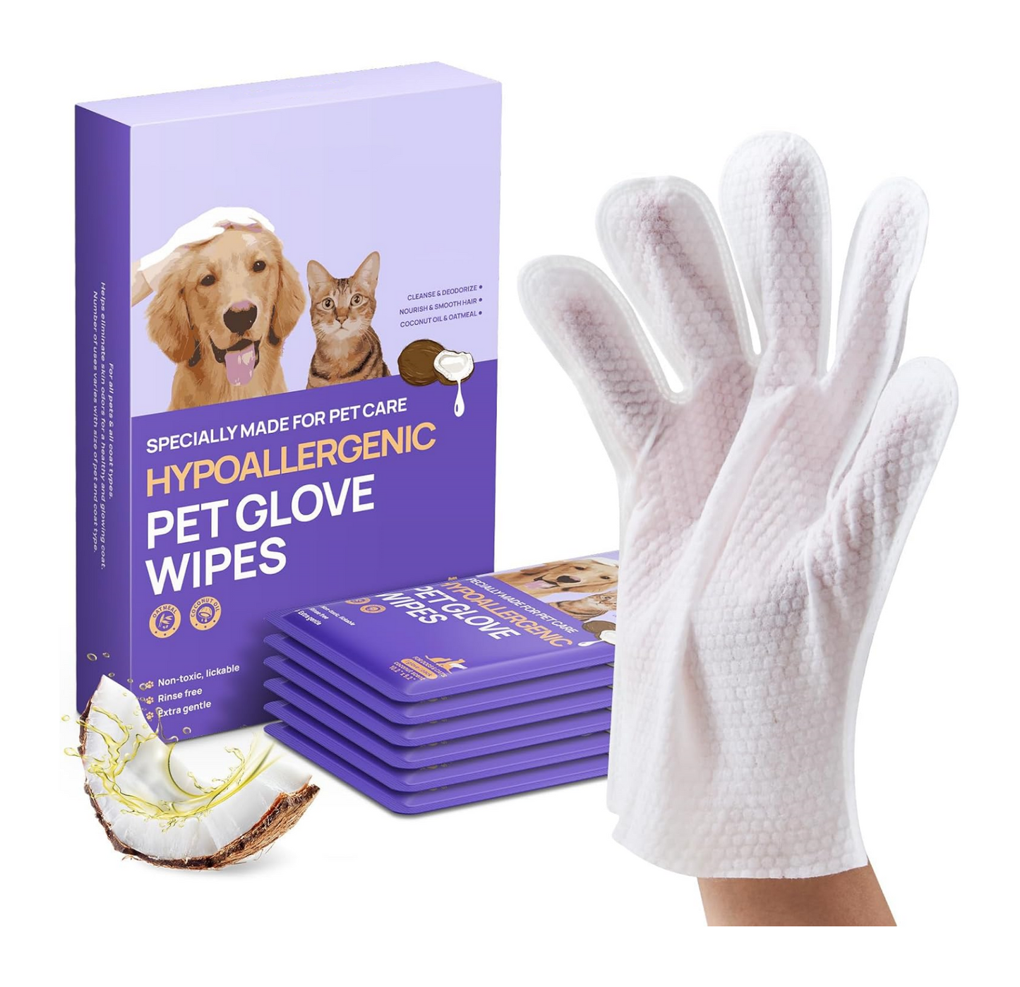 Disposable Dog Grooming Wipes (20pcs)