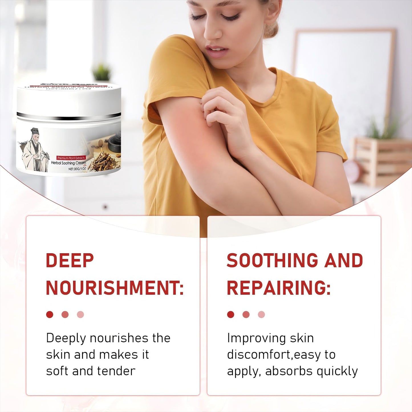 Herbal Body Care Cream – Menthol Soothing & Deep Hydration
