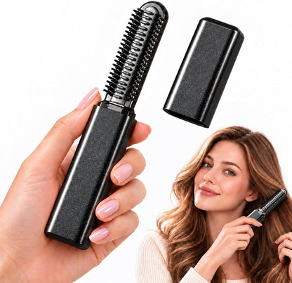 Mini Cordless Heated Styling Brush|Effortless Styling, Wherever You Go