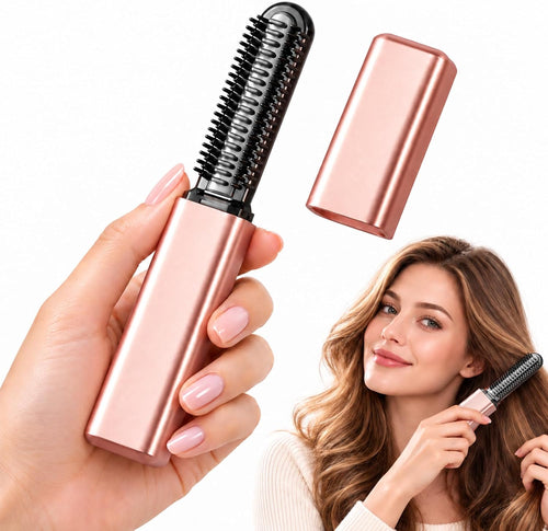 Mini Cordless Heated Styling Brush|Effortless Styling, Wherever You Go