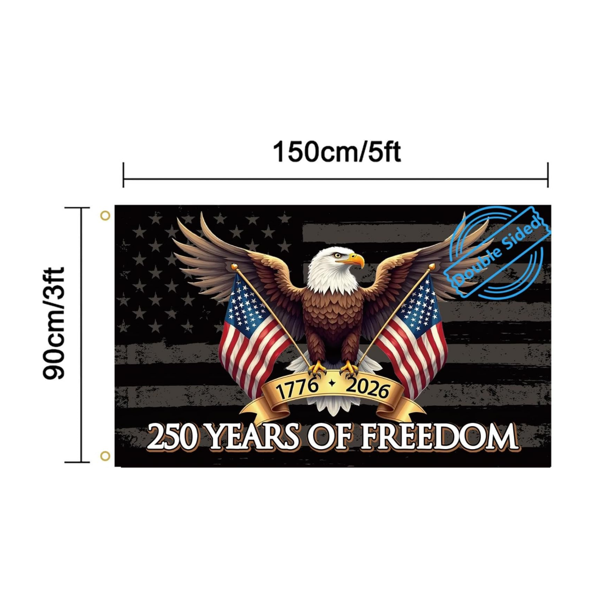 250th Anniversary American Flag 3x5 Ft