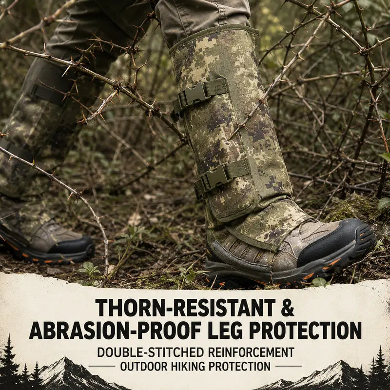 Unisex Adjustable Outdoor Snake-Resistant Leg Gaiters