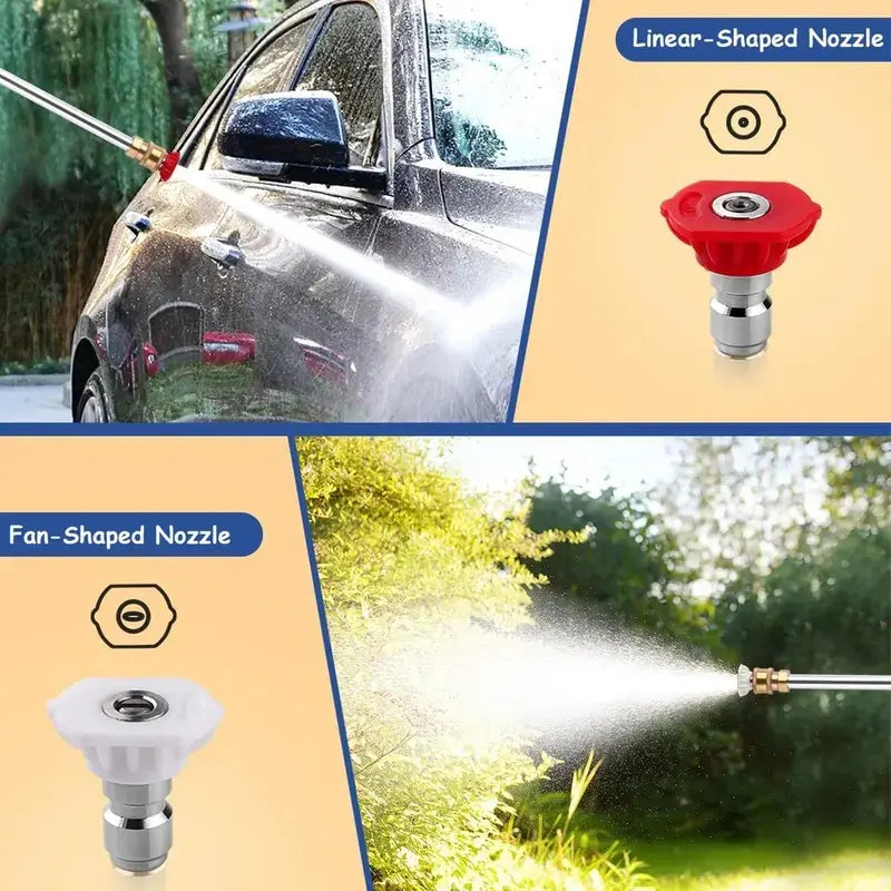 High-Pressure Jet Nozzle for Garden Hose