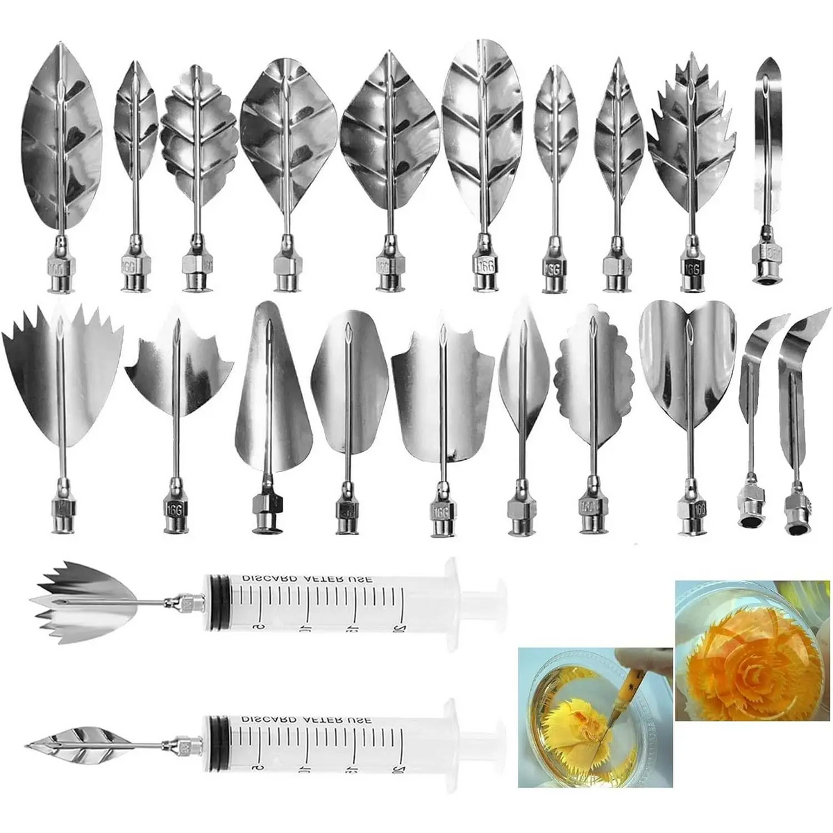 10Pcs Stainless Steel 3D Gelatin Art Tools Set