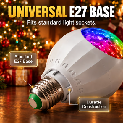 Rotating Christmas Projection Light Bulb | 16 Patterns