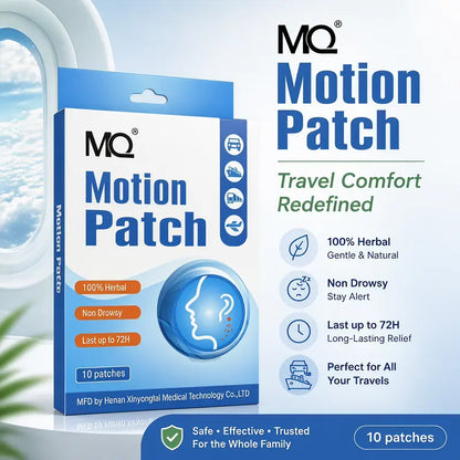 10 Pcs Motion Sickness Patch Non-Drowsy