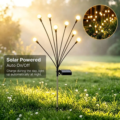 Waterproof Solar Firefly Stake Lights