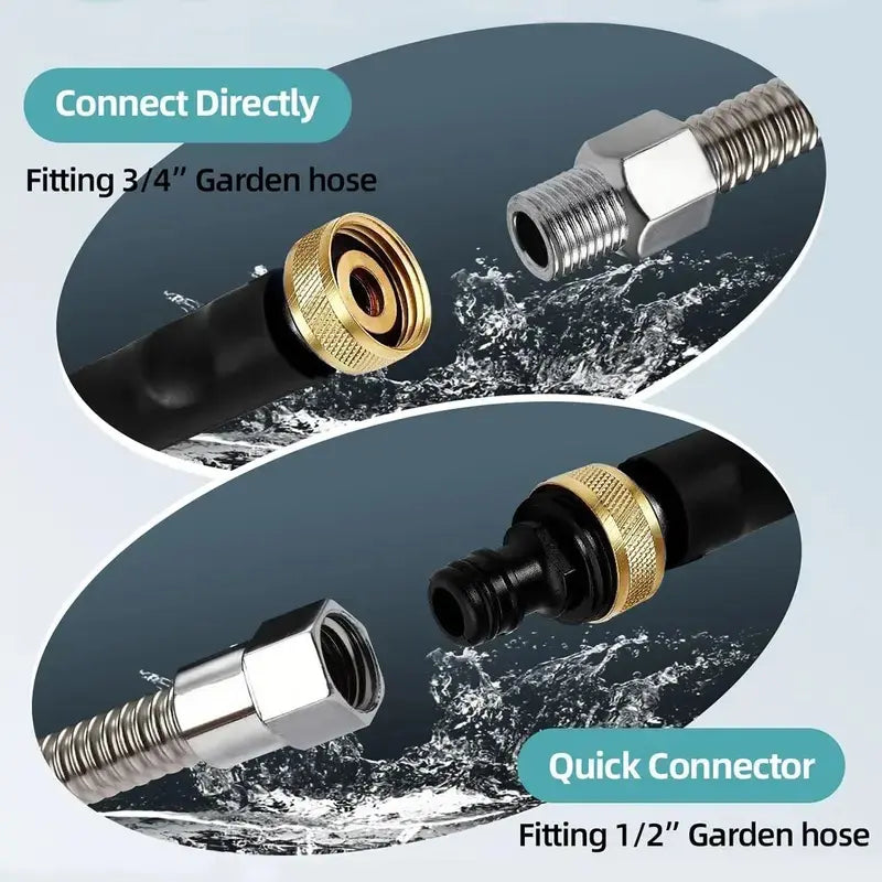 High-Pressure Jet Nozzle for Garden Hose